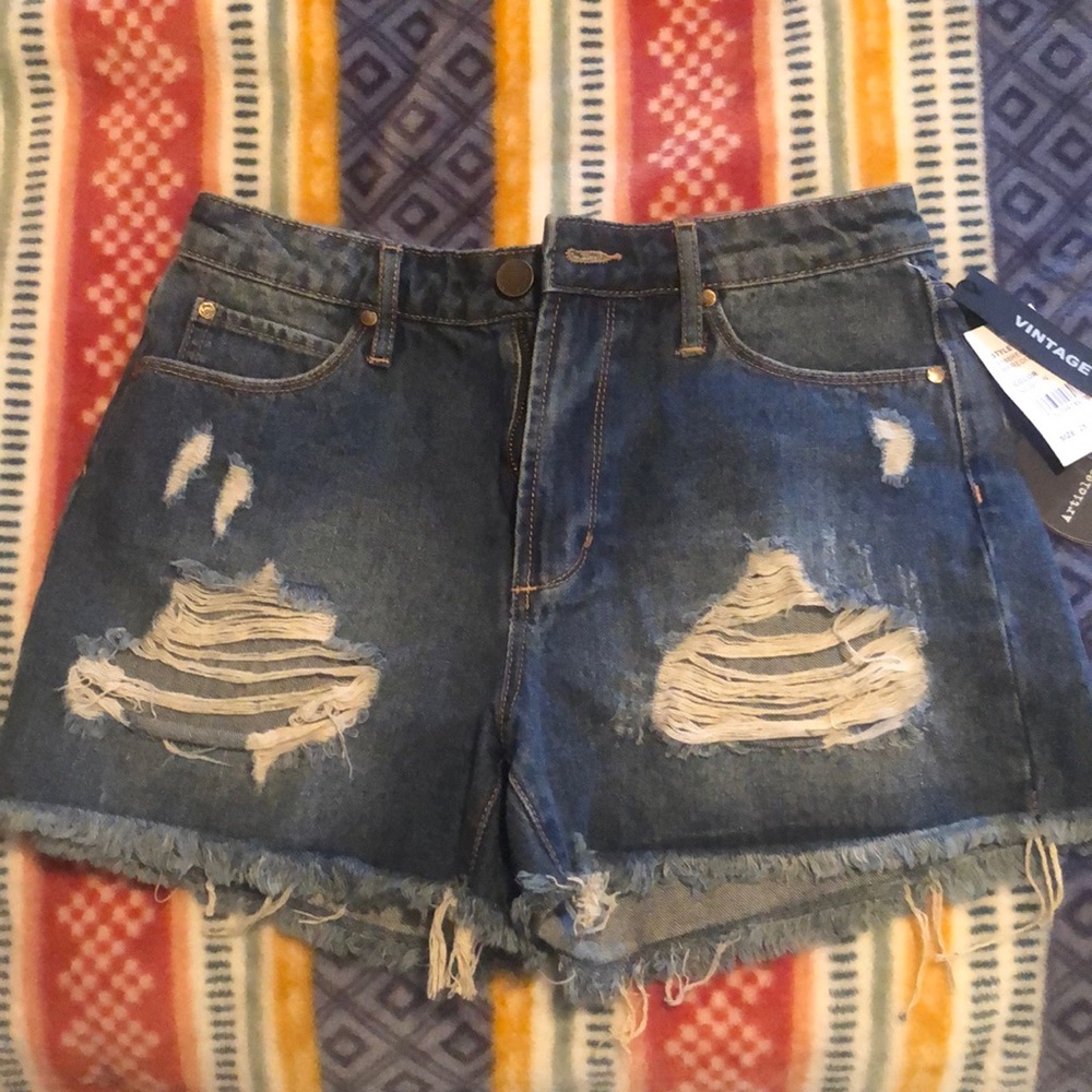 Articles of Society denim shorts